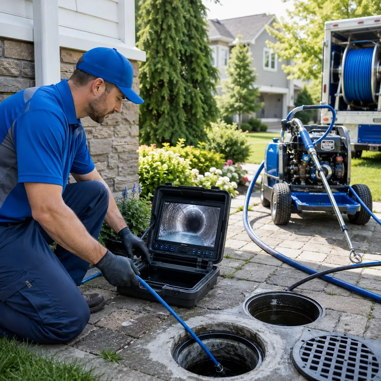 Outdoor drain cleaning professionals serving Lawrence, KS